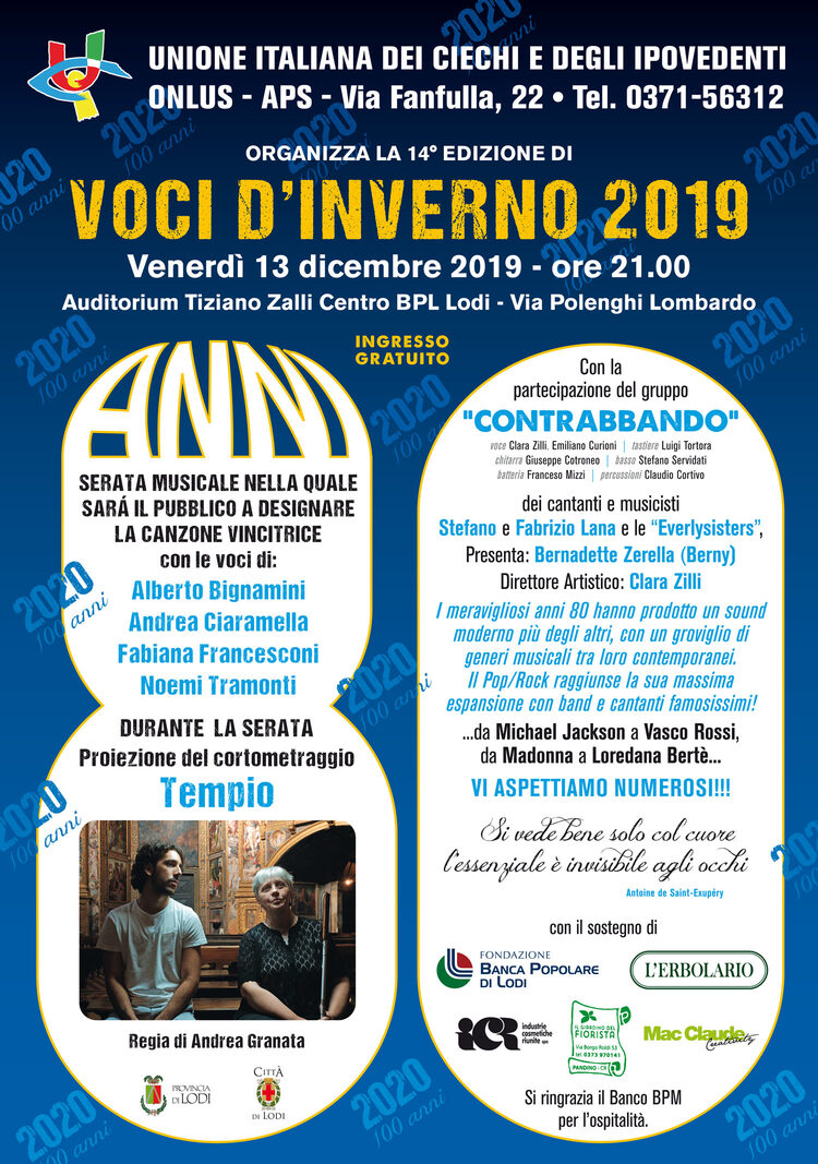 Locandina - Voci d'inverno 2019