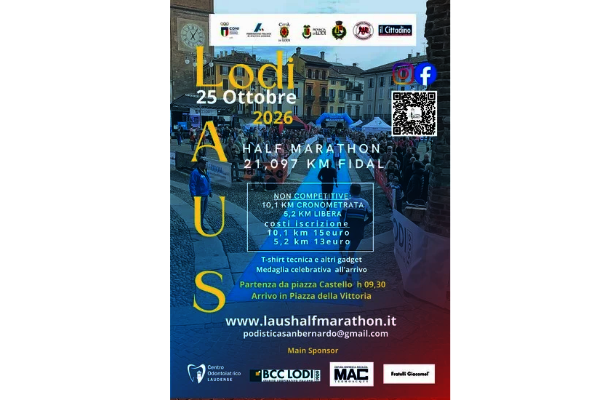 Locandina Laus Half Marathon