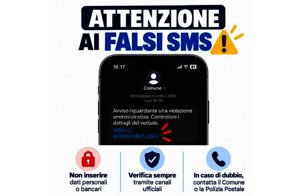 Attenzione ai falsi SMS