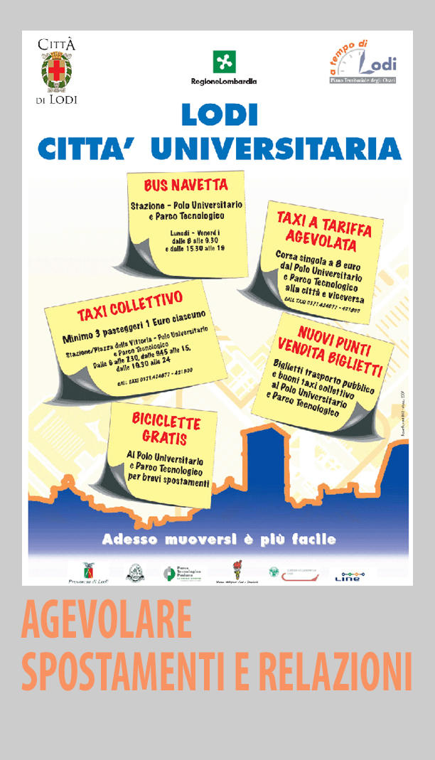 agevolare spostamenti e relazioni